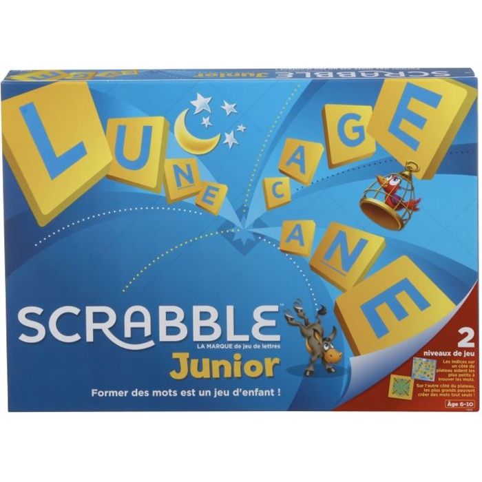 Mattel - Scrabble Junior - Nouvelle version