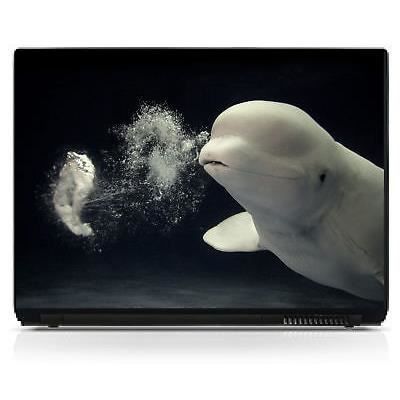 Sticker pc portable autocollant Dauphins réf 100
