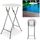 Table haute de bar pliante mange debout