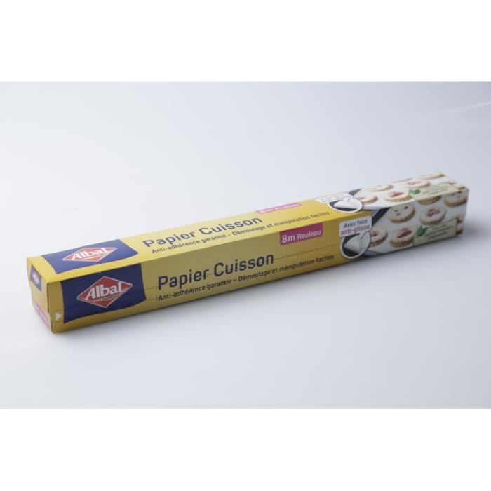 ALBAL Papier cuisson en rouleau 8 x 038 m