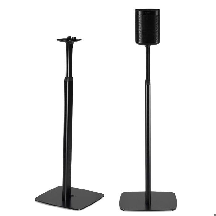 FLEXSON Paire de supports au sol pour haut-parleur - Noir