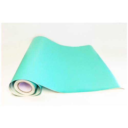Adzif.biz Le sticker de decoration Rouleau adh/ésif 1 m x 123 cm Papier Peint Autocollant Turquoise Mat