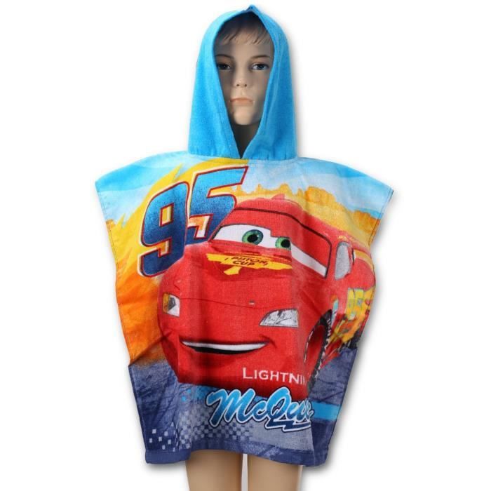 Poncho a capuche / cape serviette de bain CARS pour garçon - Achat ... Poncho a capuche / cape serviette de bain CARS pour garçon - Achat ...