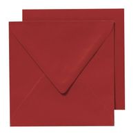 ENVELOPPE PANDURO 10 Enveloppes Cartes Rouge - Carrées pré-p ENVELOPPE PANDURO 10 Enveloppes Cartes Rouge - Carrées pré-p