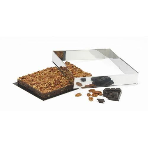 PATISSE Cadre à pâtisserie extensible en inox - 4,5 cm - Gris