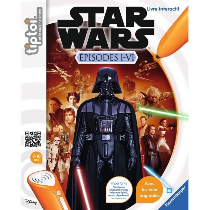 STAR WARS TIPTOI Livre Interactif Episode I-VI - Disney