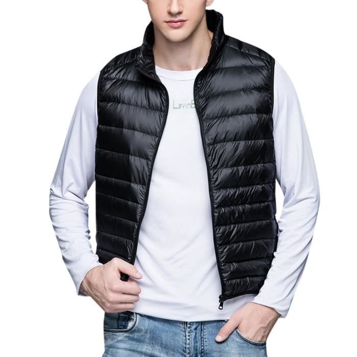 Sans Hiver Veste Blouson Gilet Automne Homme Manche Doudoune Duvet q6vgCv