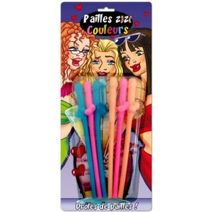 KIT DE DECORATION Pailles zizi (x6)