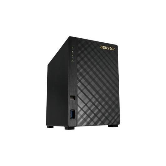 ASUSTOR AS1002T Serveur multimédia NAS - 2 Baies - Compact - USB 3.0