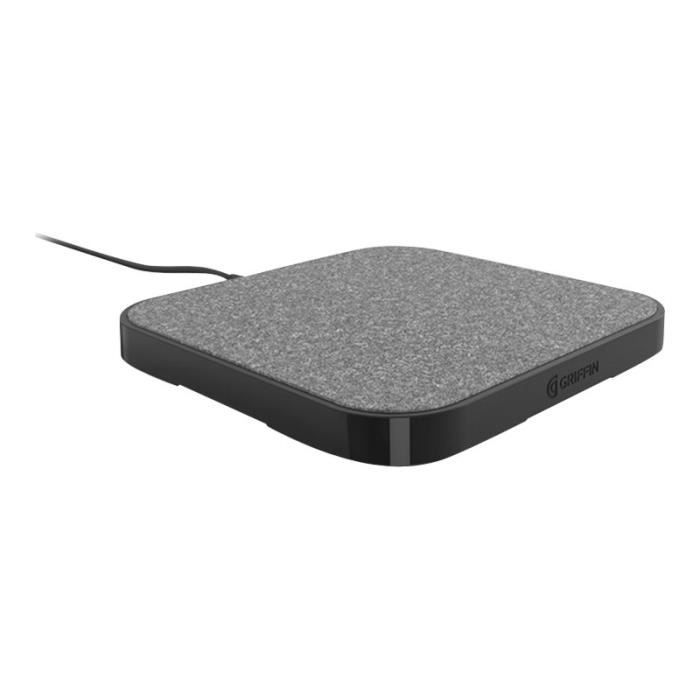 Griffin Base de charge sans fil Qi 15w Tapis de chargement sans fil + adaptateur d'alimentation