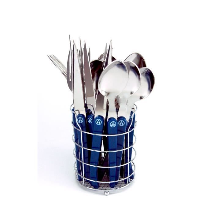 LAGUIOLE EVOLUTION Ménagère 24 pièces Duo Bleu