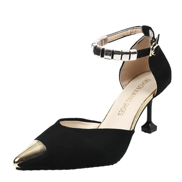 Veberge Pointu 122 Bout Minces Féminine Sandales Mode Chaussures Simples Talons Casual wvtIqqXz