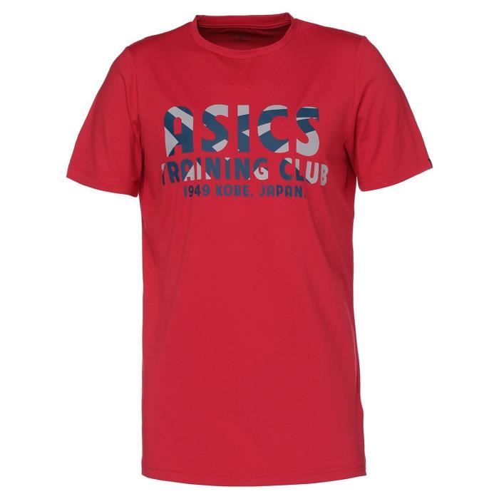 ASICS T-shirt Training Club Sanded Homme - Rouge