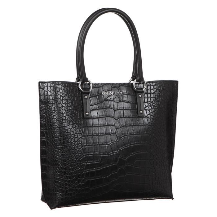 ARMANI - Sac A Main Noir - Femme