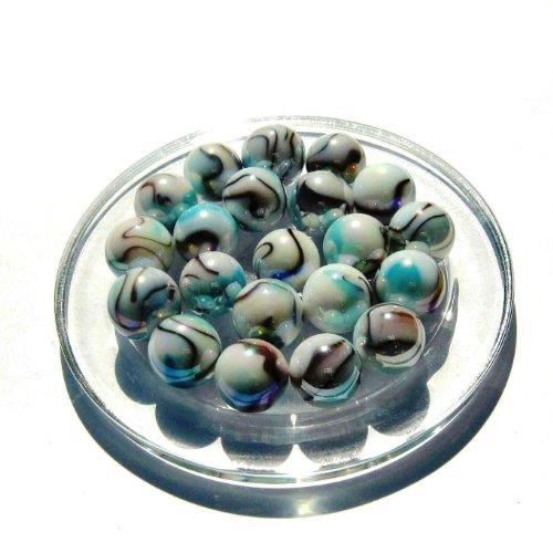 4 Billes En Verre Condor - Diamètre 25 Mm - Pour Décoration, Jeu, Ou Collection