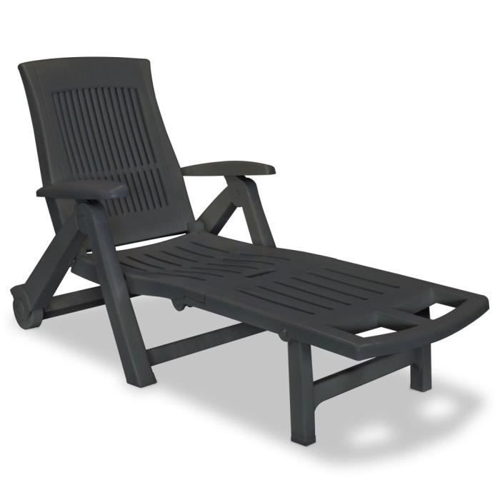 bain de soleil gris anthracite - achat / vente pas cher
