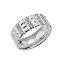 ALLIANCE - SOLITAIRE Bague Homme- Alliance Argent Fin 925-1000 Diamant ALLIANCE - SOLITAIRE Bague Homme- Alliance Argent Fin 925-1000 Diamant