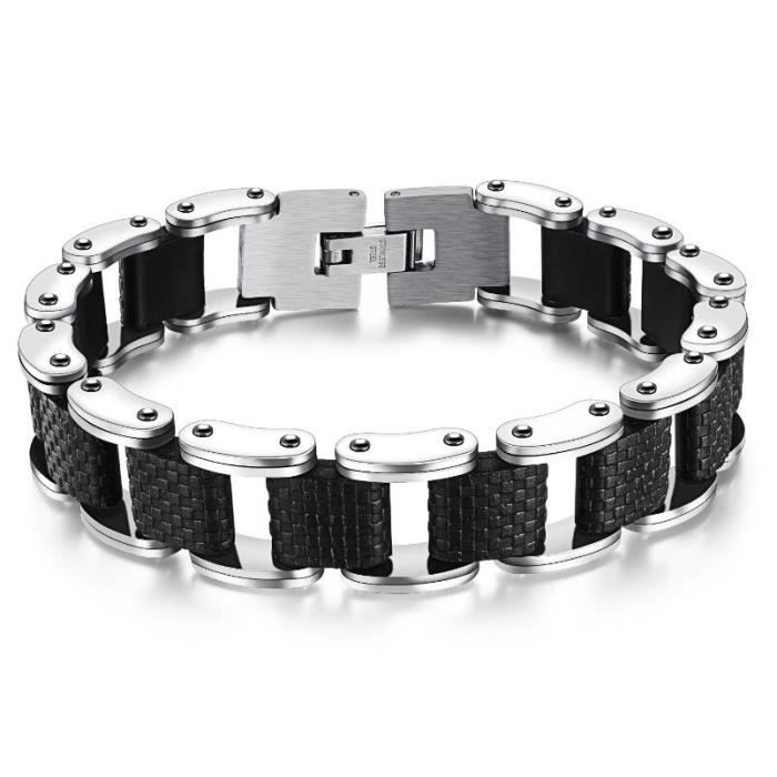 Bracelet Homme Bijoux acier inoxydable santé Bracelet Marque de luxe Bracelet
