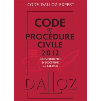 Code de procédure civile (édition 2012)   Achat / Vente livre
