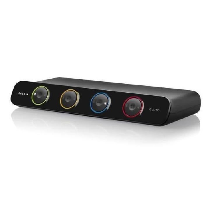 BELKIN Switch KVM SOHO 4 Ports, VGA / USB