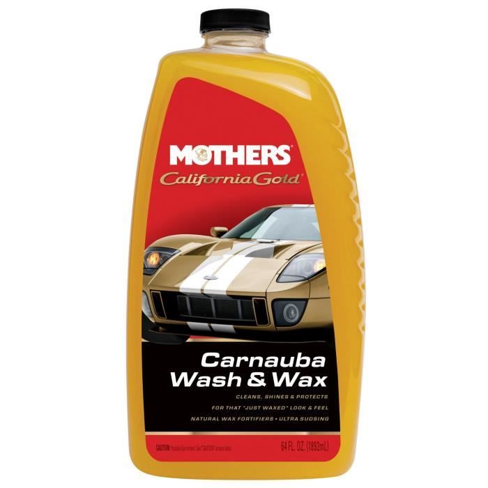 MOTHERS Shampooing et cire de carnauba California Gold - 1,8 kg - 1,89 L