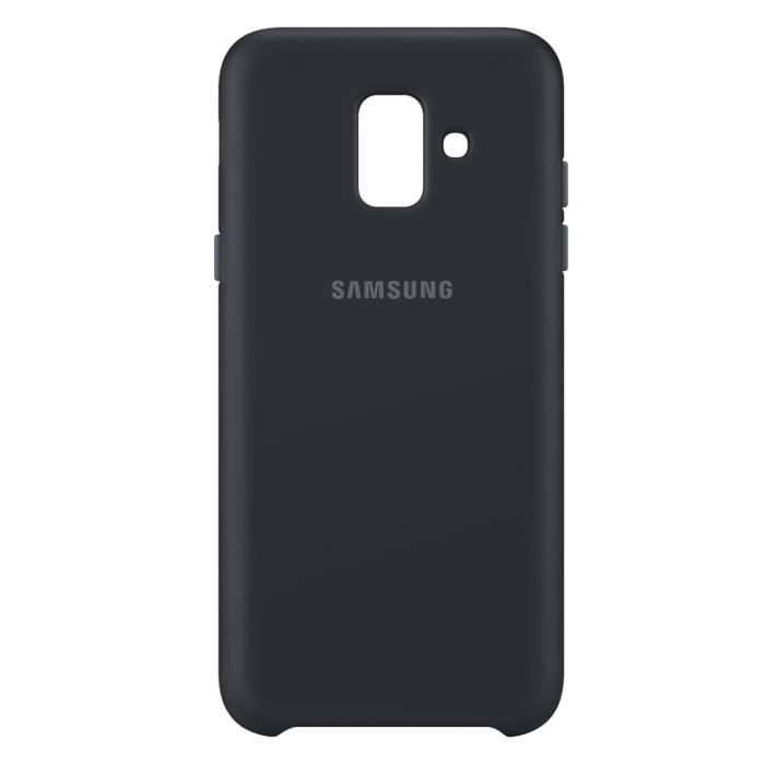 Samsung Coque double protection A6 - Noir