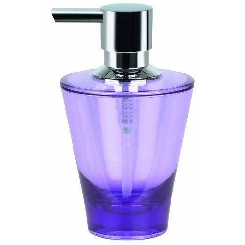 SPIRELLA Distributeur de savon Ma x Light - 14,5 x 9 x 8,5cm - Violet