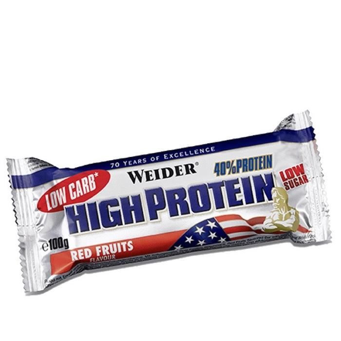 WEIDER Sachet de Low Carb Fraise 100g