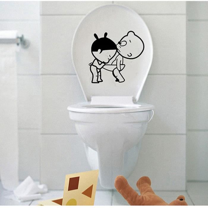Yida world  DIY Sticker Autocollant WC Cuvette  Toilette  