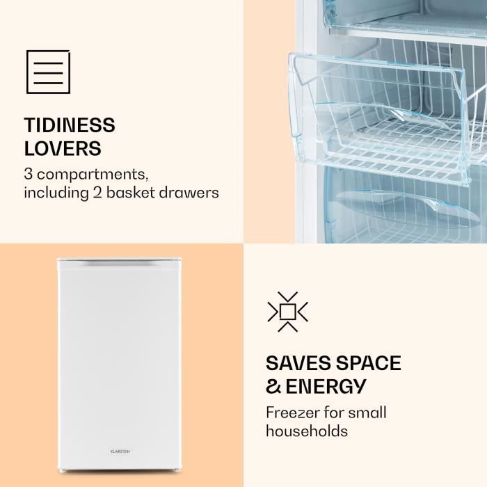 Klarstein Garfield XL - Congélateur de 75L2