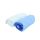 DOUX NID Lot de 2 draps housse Blanc/ciel 70x140 c