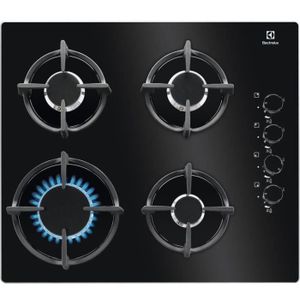 PLAQUE GAZ ELECTROLUX KGG6407K - Table de cuisson gaz - 4 foy