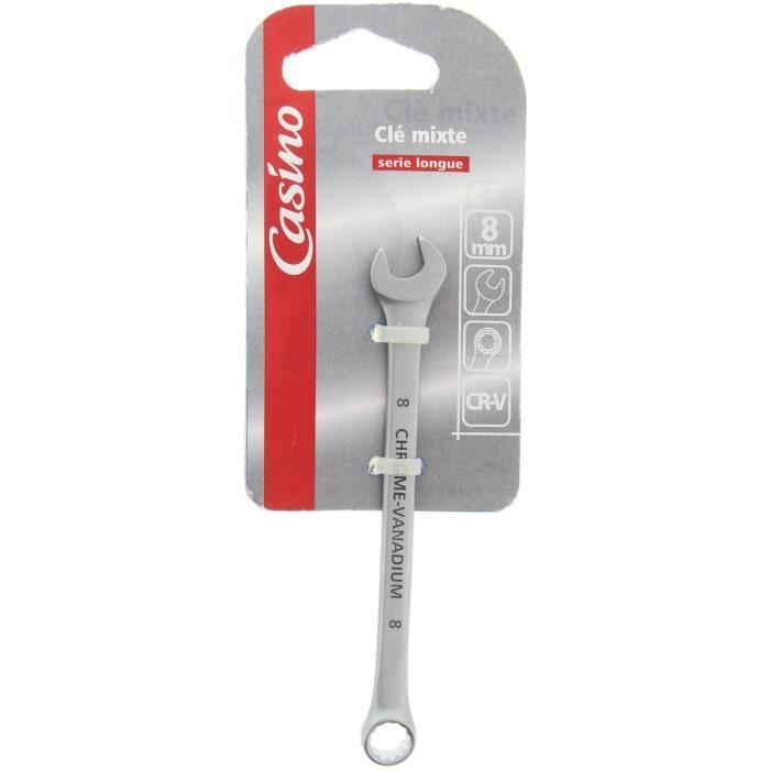 Clé Mixte Satin 8 mm