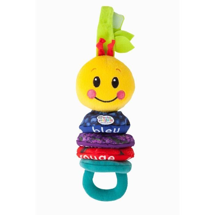 BABY EINSTEIN Chenille musicale en peluche Carry Along Caterpillar - Multicolore