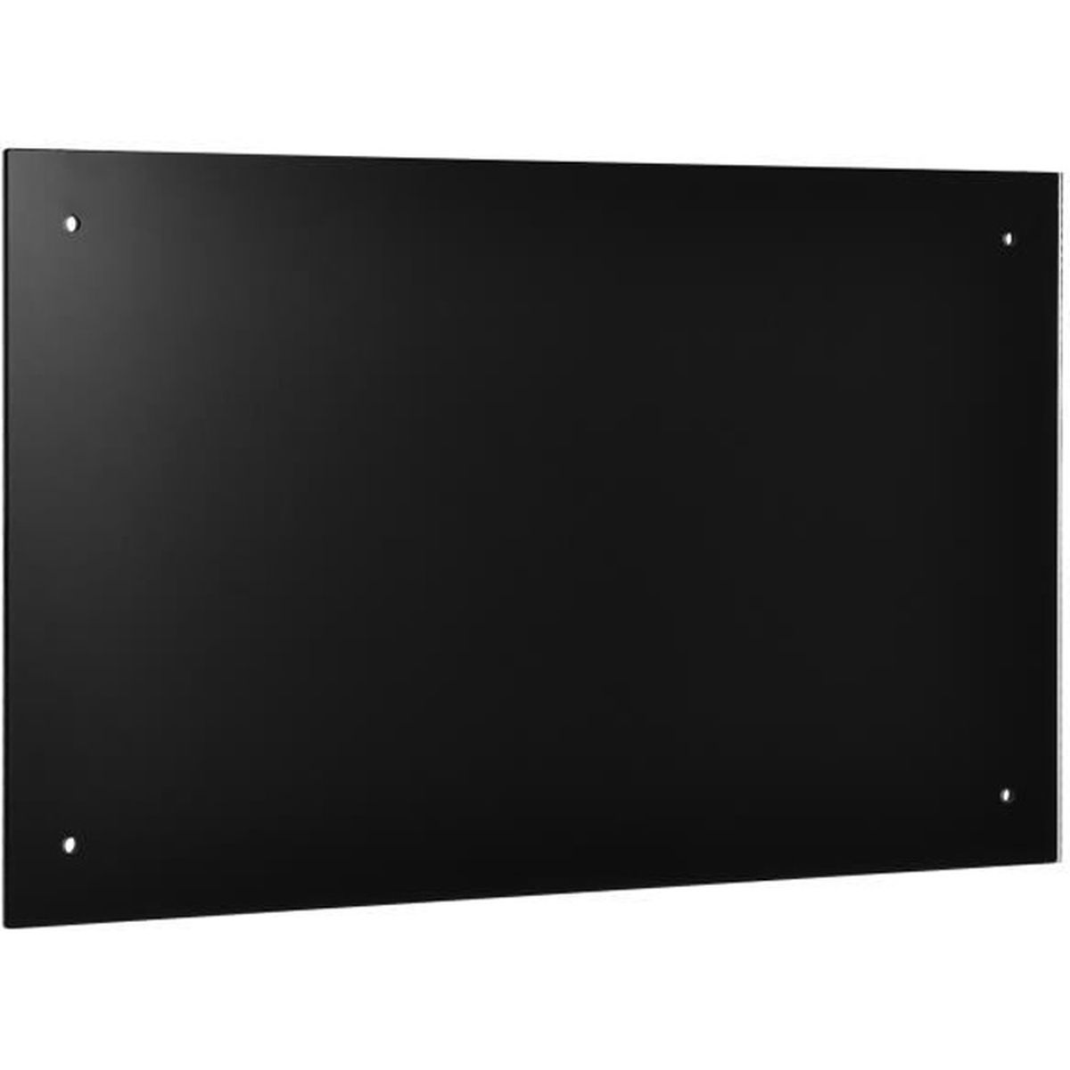 Verre Fond de hotte 70x40cm noir la cuisinière Protection ...