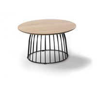 TABLE BASSE Table basse ronde 60cm en bois de chêne et pieds m TABLE BASSE Table basse ronde 60cm en bois de chêne et pieds m