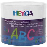 TAMPON DÉCORATIF HEYDA Set Tampons Alphabet TAMPON DÉCORATIF HEYDA Set Tampons Alphabet