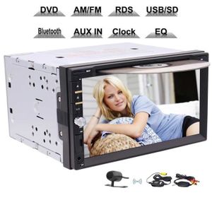 Windows CE 8.0 Double Din Autoradio Autoradio Lecteur DVD stéréo voiture lecteur tactile capacitif vidéo écran Support AUX carte Windows CE 8.0 Double Din Autoradio Autoradio Lecteur DVD stéréo voiture lecteur tactile capacitif vidéo écran Support AUX carte