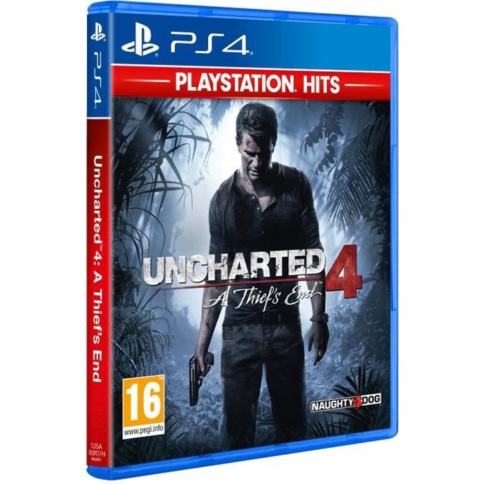 Uncharted 4 A Thief's End PlayStation Hits Jeu PS4