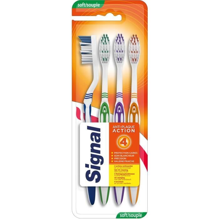 SIGNAL brosse à dents 4 actions souples