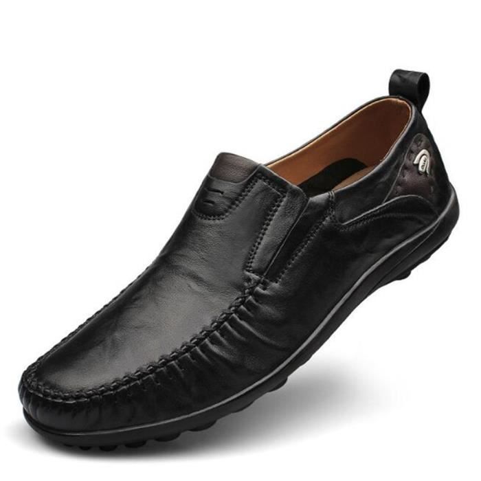 Homme chaussure en cuir Marque De Luxe ete Meilleure Qualité Confortable Poids Léger hommes chaussures Grande Taille 37-46 Homme chaussure en cuir Marque De Luxe ete Meilleure Qualité Confortable Poids Léger hommes chaussures Grande Taille 37-46