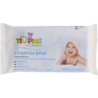 LINGETTES BÉBÉ LES TILAPINS 24 Lingettes Bébé Épaisses de Voyage LINGETTES BÉBÉ LES TILAPINS 24 Lingettes Bébé Épaisses de Voyage