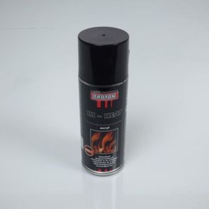 Bombe De Peinture Noir Brillant Haute Température 800c Moto Quad