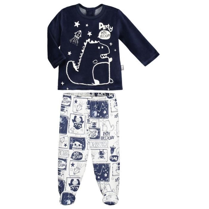 74 Cm Pyjama Bebe 2 Pieces Avec Pieds Cosmodino Taille 9 Mois Vetements De Nuit Et Peignoirs Bebe Puericulture Schoolofbabywearing Com