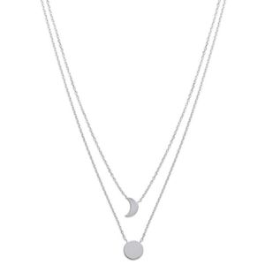Collier en Argent 925 000 Rhodié Pendentif Etoile Pleine Argentée 7 mm Fantaisie Bijoux et montres