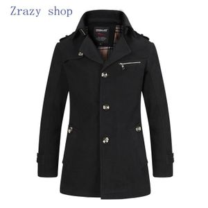 Marque Manteau En Luxe Mélange Laine Homme Parka De PlOXukZiwT