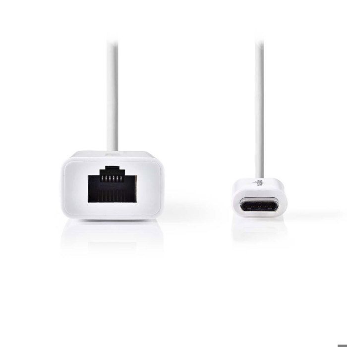 Càble Adaptateur USB Type-C | Type-C Màle - RJ45 femelle | 0,2 m | Blanc ALPEXE-111 ccgp64950wt02