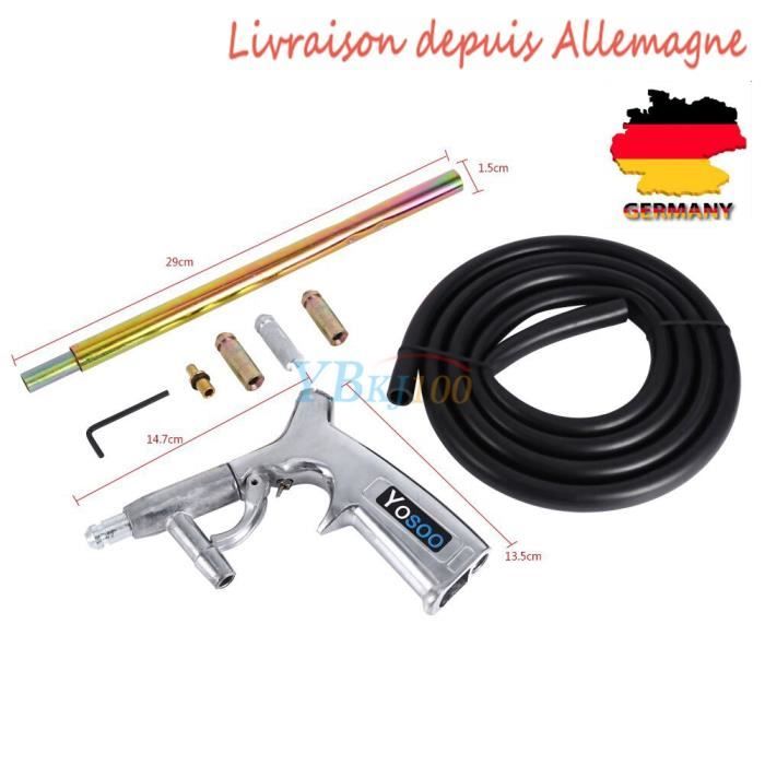 Pistolet De Sablage Kroftools - 4 Buses 2 à 3.5mm - Pour Cabine De Sablage Et Sableuse Mobile - Décapage