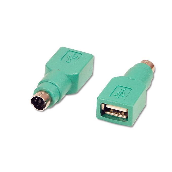 1 Adaptateur Convertisseur Souris Clavier Usb Femelle Usb Femelle à Ps2 Mâle Prix Pas Cher 4254