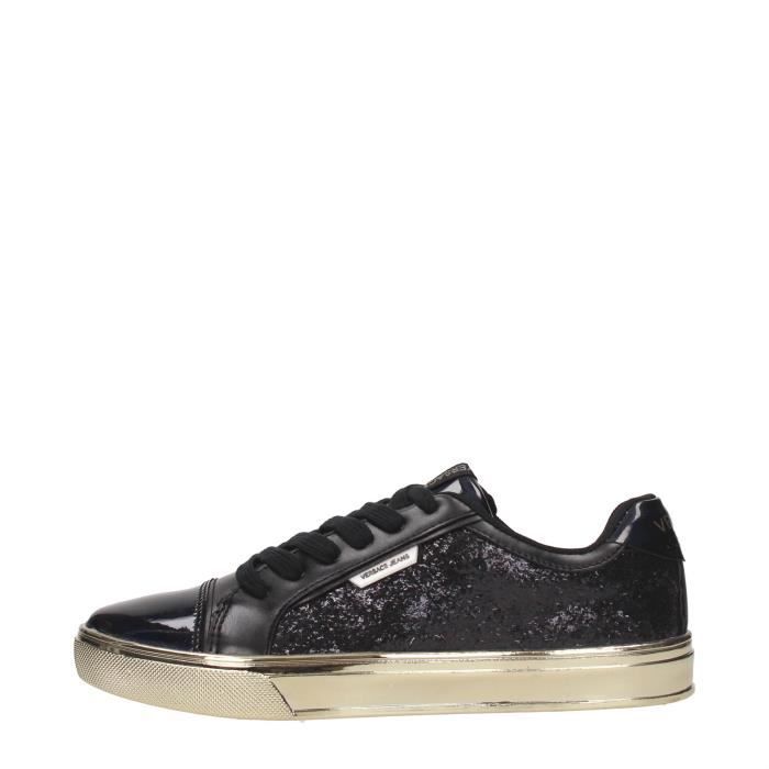 Achat Jeans Sneakers Femme Versace Vente Neroblu wACRII